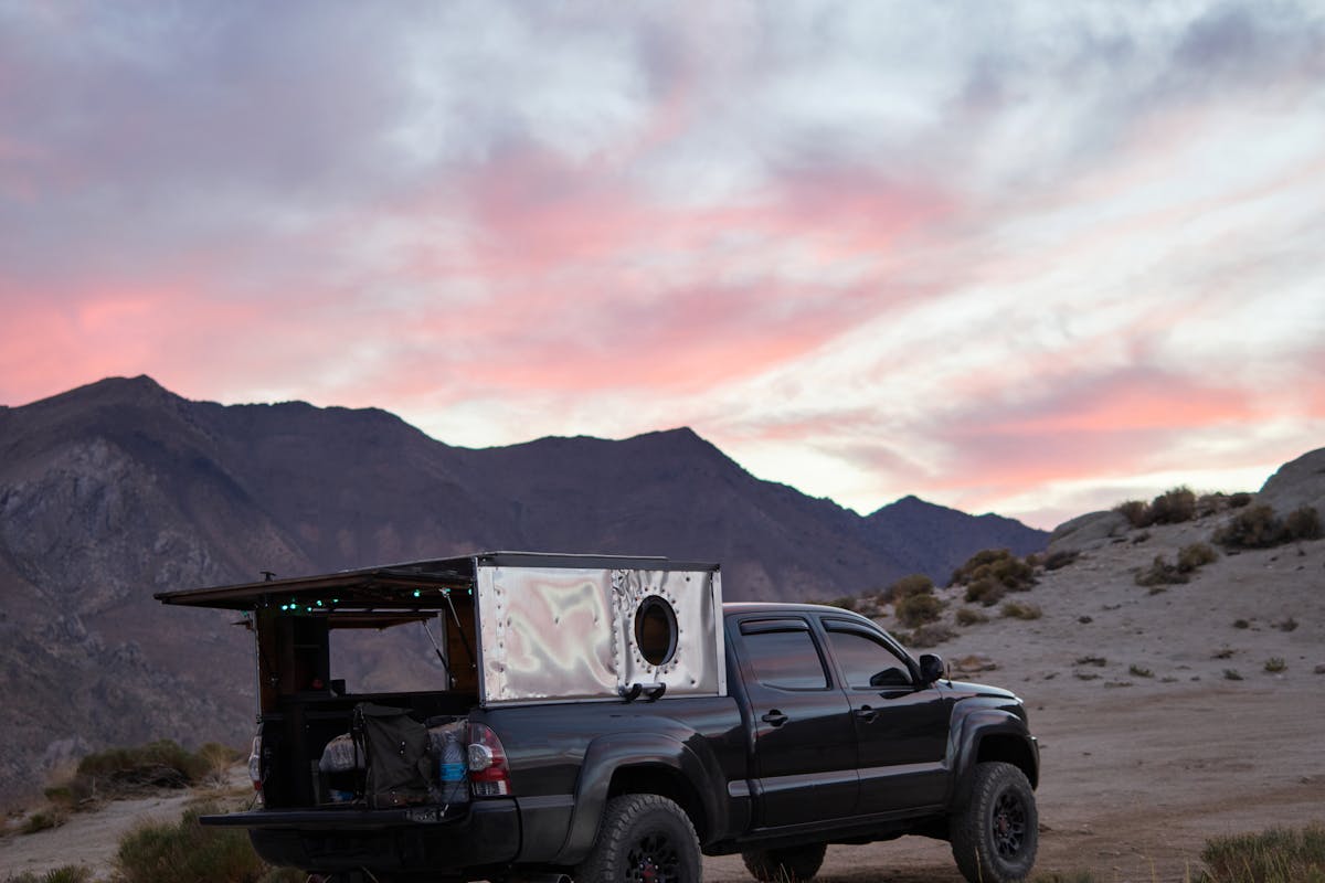 overlanding in the mountains